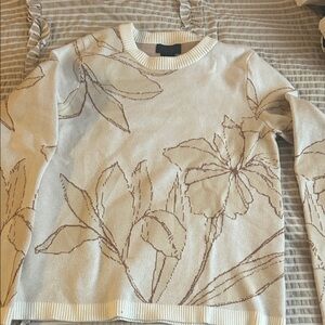 Rachel Cream Floral Sweater